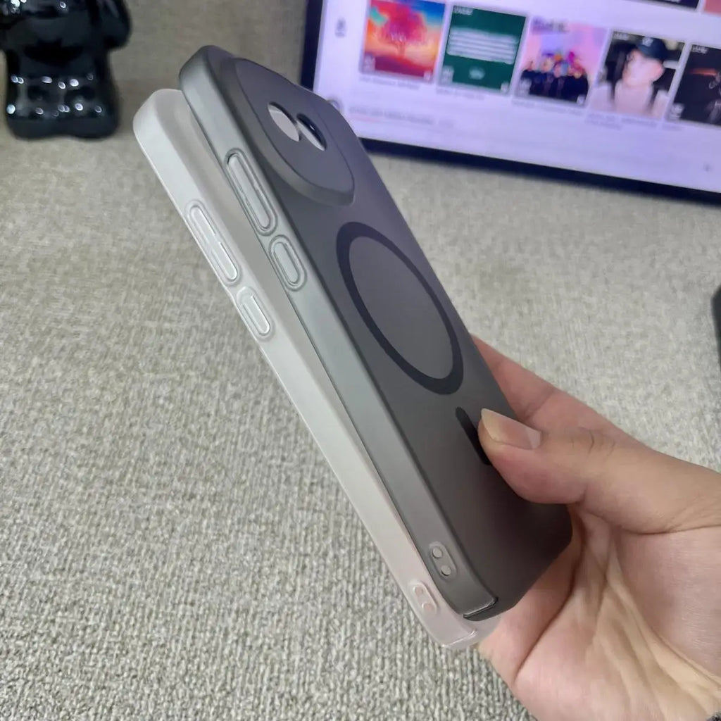 Matte PC Hard Translucent Case For Vivo IQOO 15R Z11 Turbo Magnetic Wireless Charge Shockproof Cover For Vivo IQOO Z11 Turbo