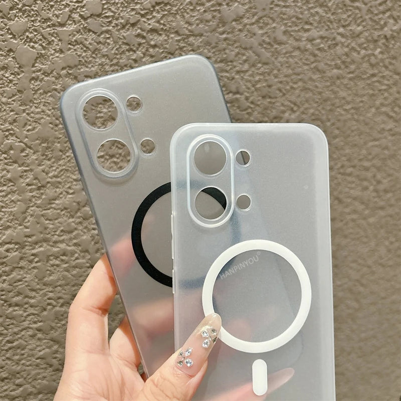 Ultra Thin Soft TPU Matte Case For Xiaomi Redmi Turbo 5 Max Poco X8 Pro Max Anti-Fingerprints Shockproof Magnetic Cover