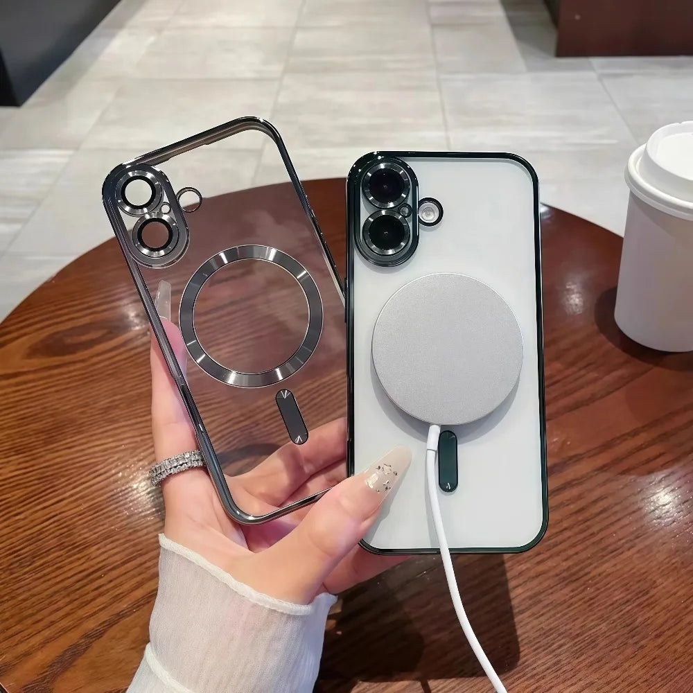 Luxury for MagSafe Magnetic Plating Phone Case