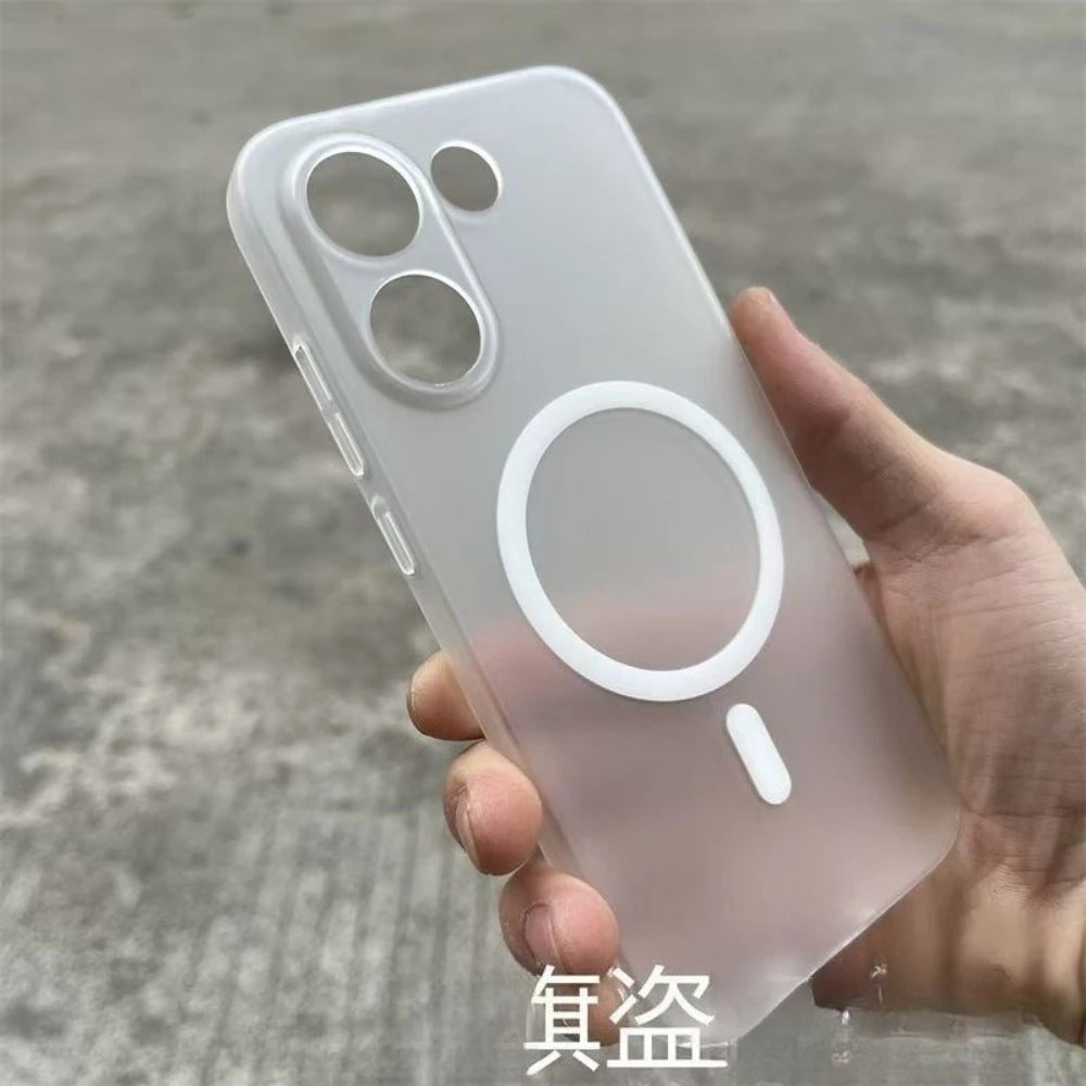 Xiaomi POCO X8 Pro Case Matte Clear Magnetic Anti Fingerprint Non-slip Soft Protection Cover For POCO X8 Max Shell Bumper