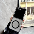 for Samsung Flip7 Luxury for Magnetic Hard Matte Case for Samsung Galaxy Z Flip 7 Wireless Charging Ultra Thin Cover
