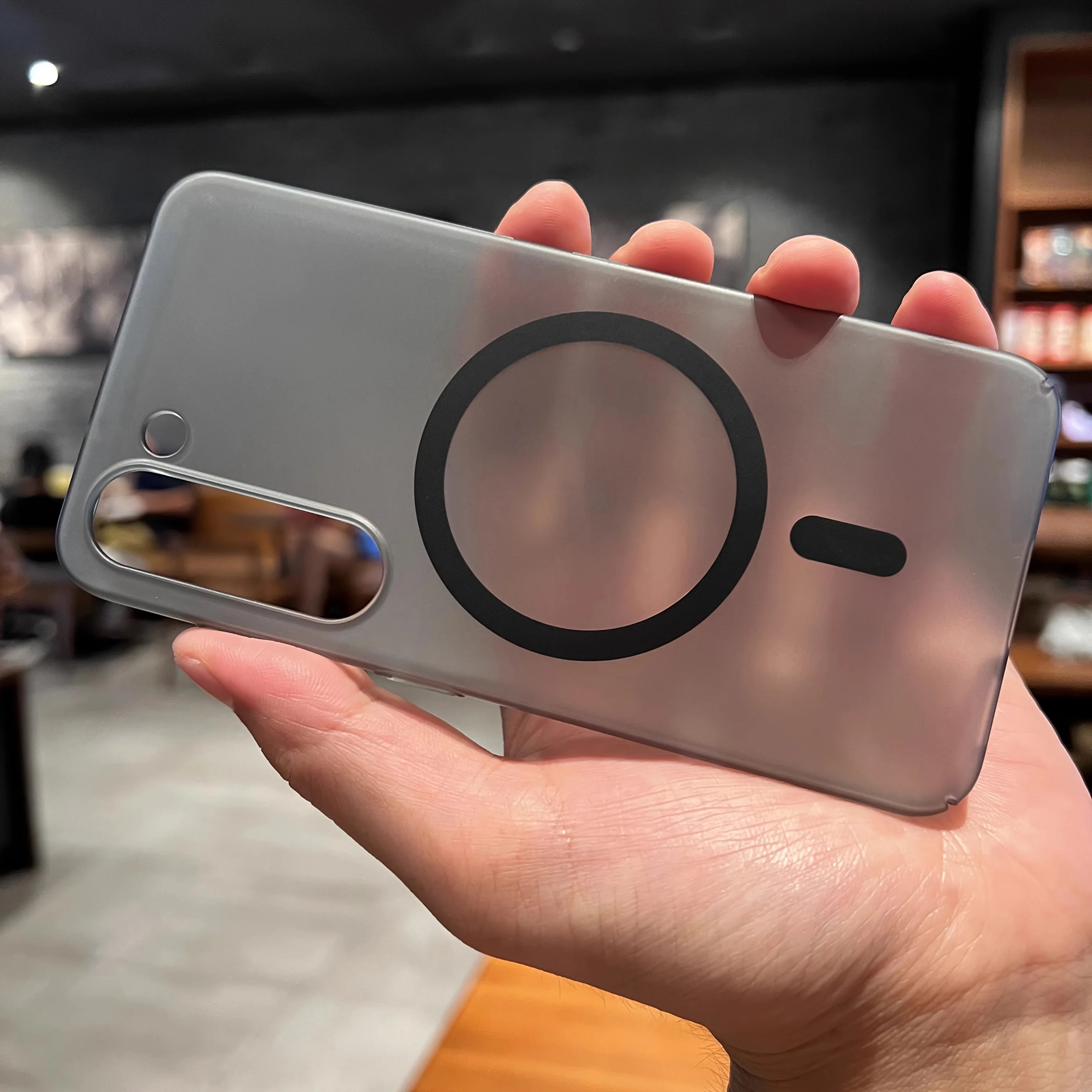Phone Case For Galaxy Quantum 6 5 4 A56 A55 A54 A36 A35 A34 A26 A25 Magnetic Slim Translucent Matte Shockproof Protective Cover