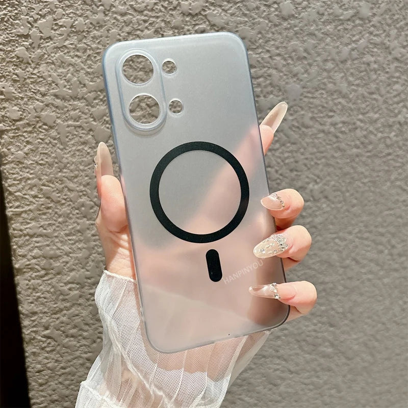 Ultra Thin Soft TPU Matte Case For Xiaomi Redmi Turbo 5 Max Poco X8 Pro Max Anti-Fingerprints Shockproof Magnetic Cover