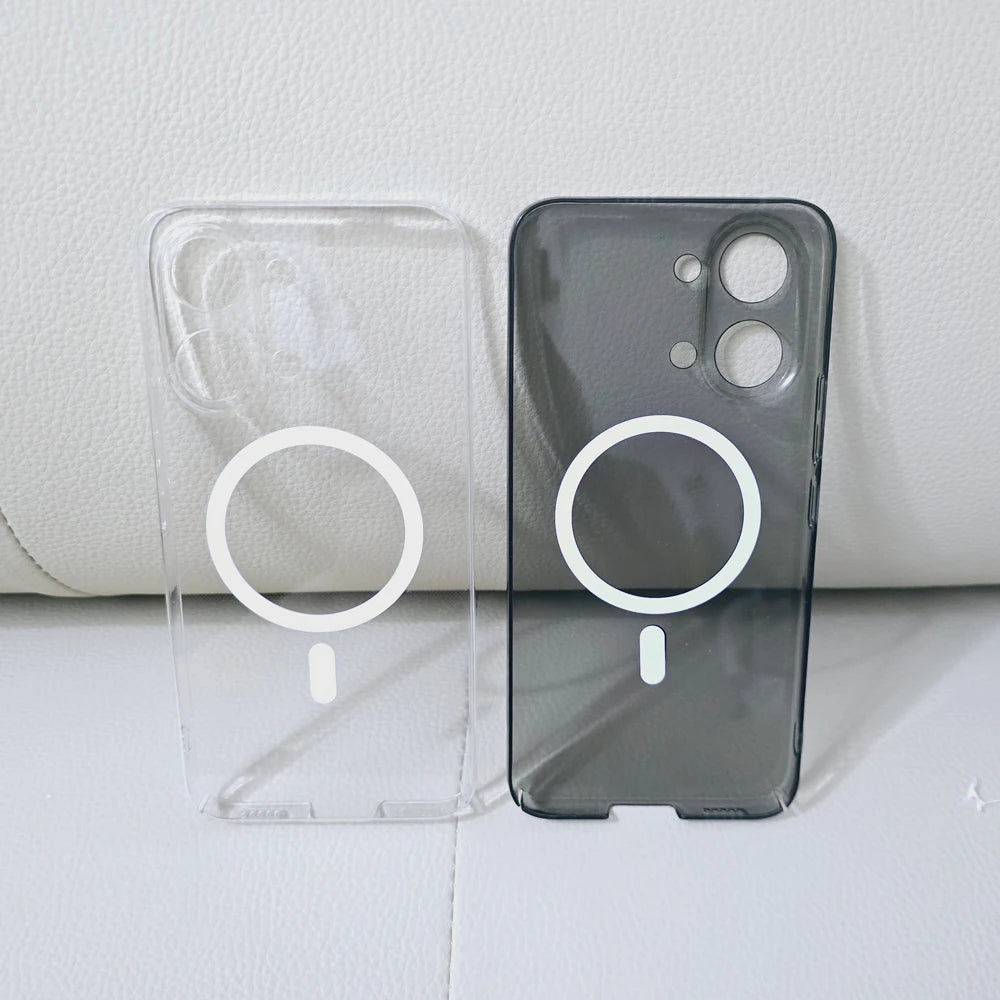 Scratch Resistant Hardened Clear PC Magnetic Case For Xiaomi Redmi Turbo5 Turbo 5 Max 4 Pro Shockproof Transparent Back Cover