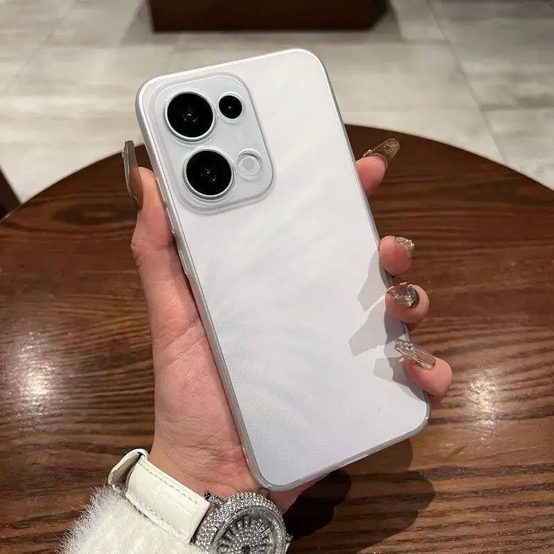 Magnetic Case For OPPO Reno 16 Pro Global 15 Pro Max Semi-transparent Skin-friendly Cover For OPPO Reno16 Pro Bumper Funda