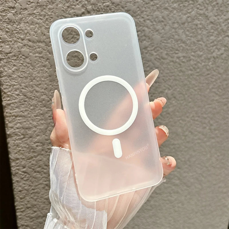 Xiaomi Ultra Thin Soft TPU Matte Case For Xiaomi Redmi Turbo 5 Max Poco X8 Pro Max Anti-Fingerprints Shockproof Magnetic Cover