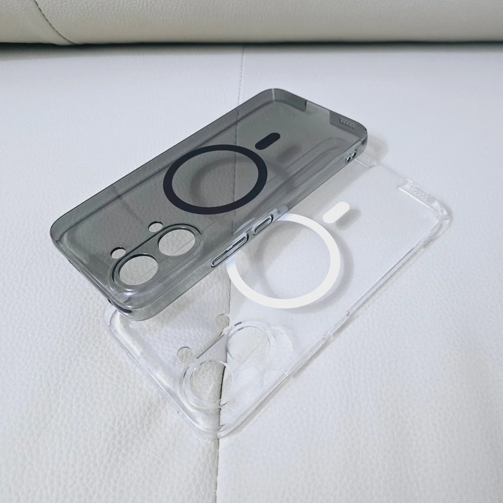 Scratch Resistant Hardened Clear PC Magnetic Case For Xiaomi Redmi Turbo5 Turbo 5 Max 4 Pro Shockproof Transparent Back Cover