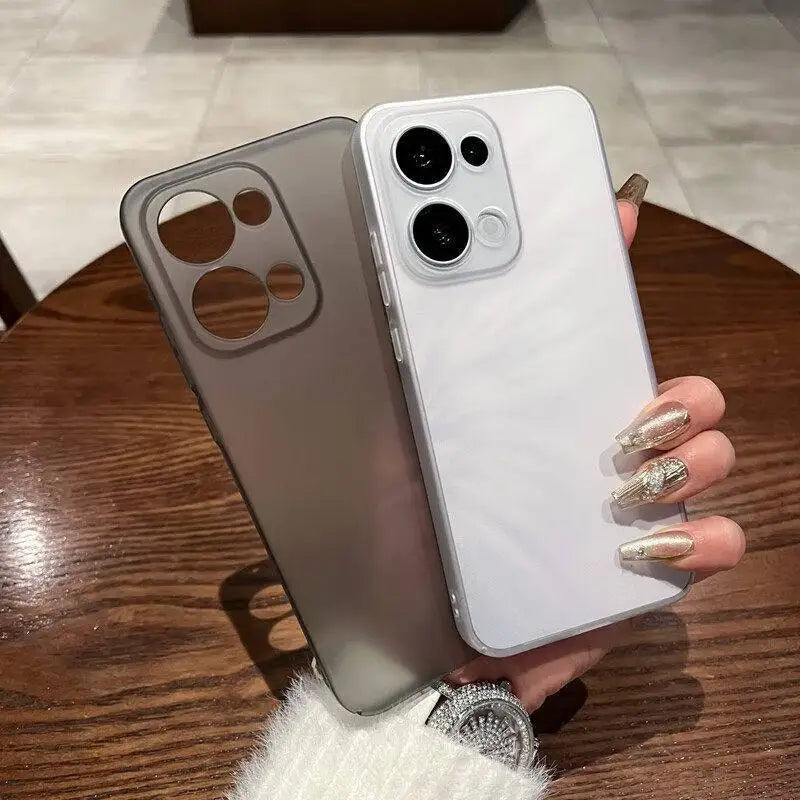 Magnetic Case For OPPO Reno 16 Pro Global 15 Pro Max Semi-transparent Skin-friendly Cover For OPPO Reno16 Pro Bumper Funda