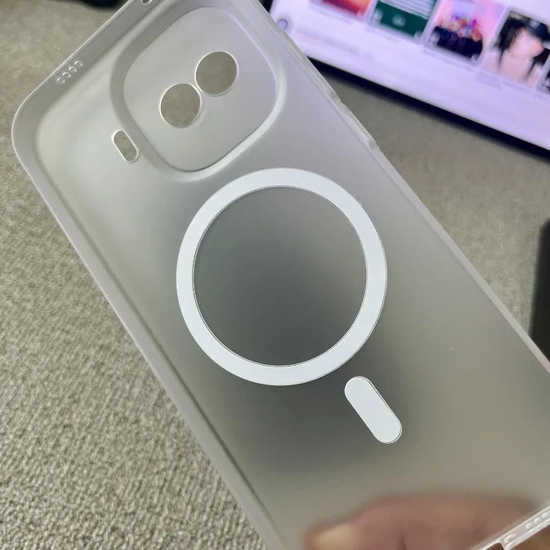 Matte PC Hard Translucent Case For Vivo IQOO 15R Z11 Turbo Magnetic Wireless Charge Shockproof Cover For Vivo IQOO Z11 Turbo