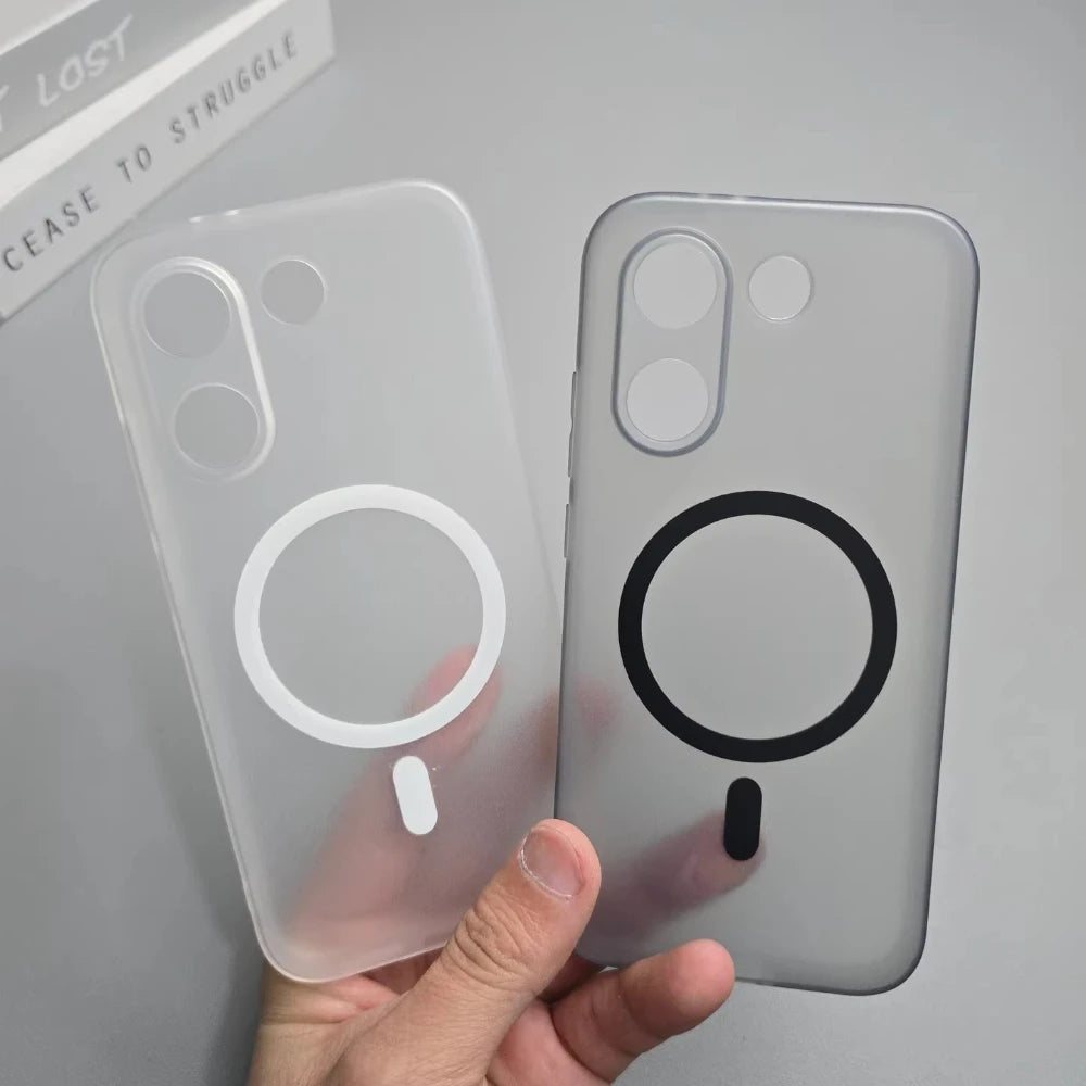 For Xiaomi POCO X8 Pro Case Matte Clear Magnetic Anti Fingerprint Non-slip Soft Protection Cover For POCO X8 Max Shell Bumper