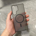 Matte Clear For Magsafe Magnetic Case For Samsung S26 Ultra S25 S24 S23 A57 A37 A17 A07 A56 A36 A26 A55 A54 A35 A16 A06 Cover