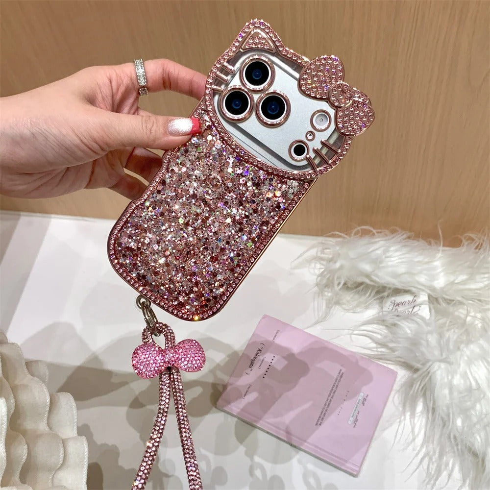 Hellokitty Luxury Glitter Phone Case