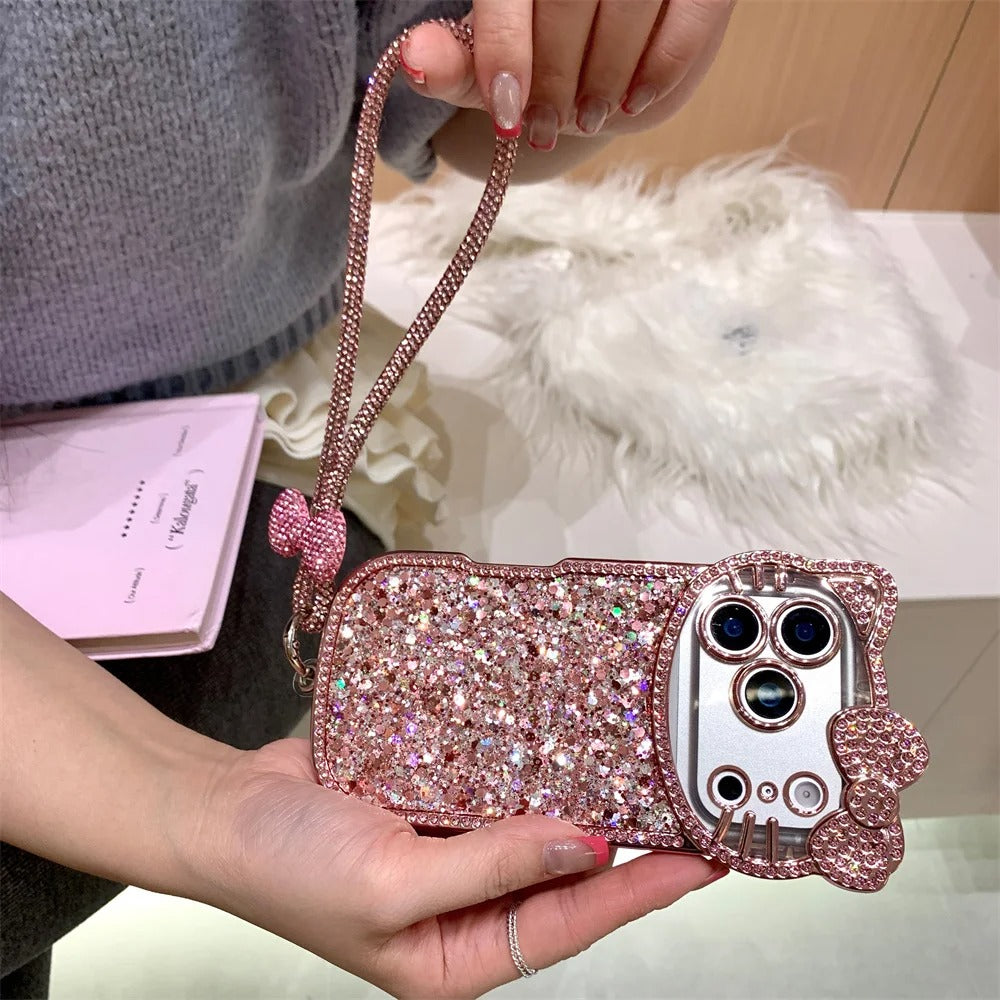Hellokitty Luxury Glitter Phone Case