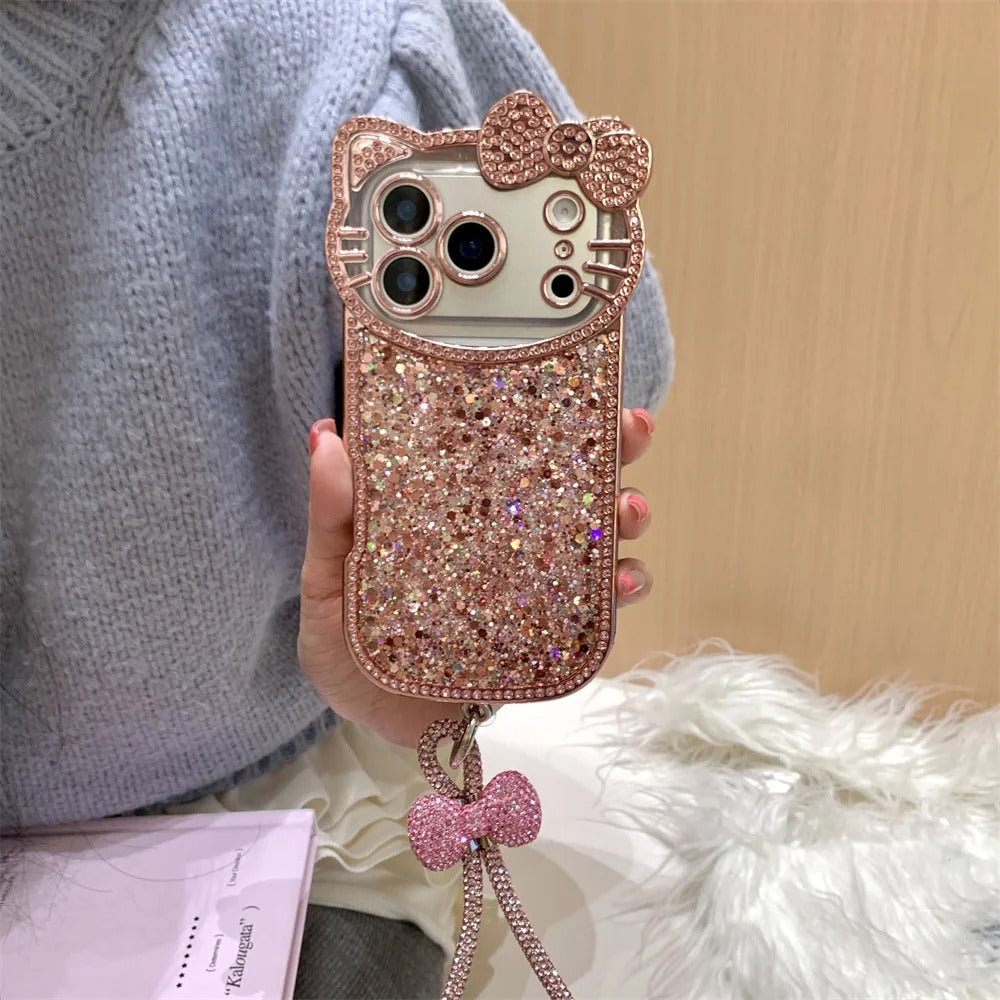Hellokitty Luxury Glitter Phone Case